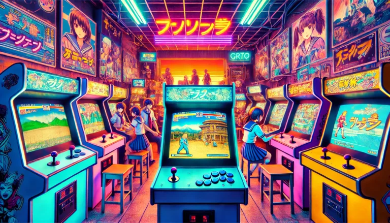 Neon Wonderlands: How Arcades Shaped Japanese Pop Culture