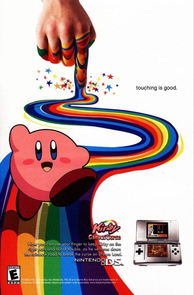 kirby nintendoDS ad