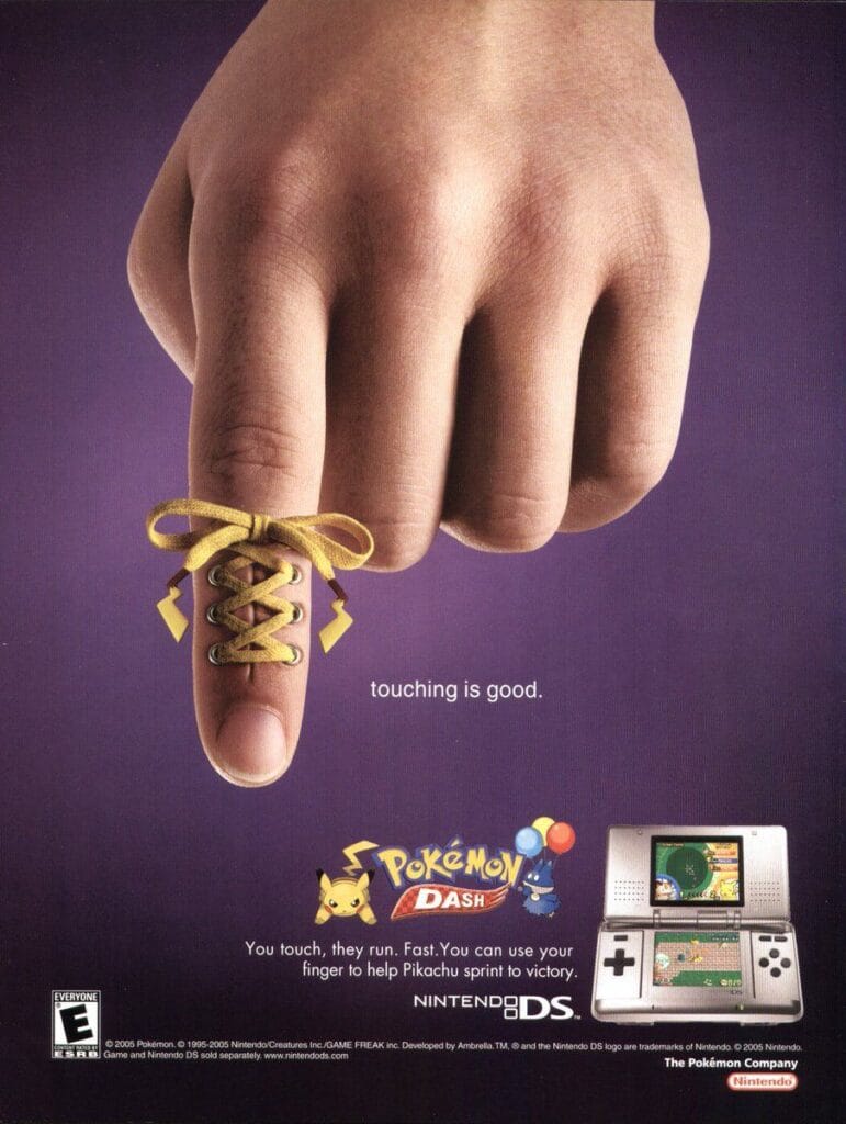 pokemon nintendoDS ad