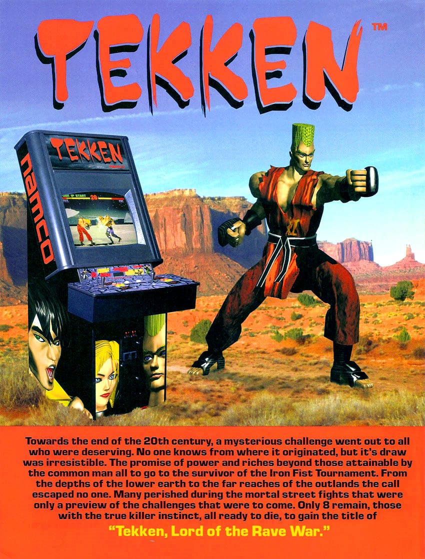 History Of Namco: The Arcade Giant That Revolutionized Gaming 11 tekkenarcade
