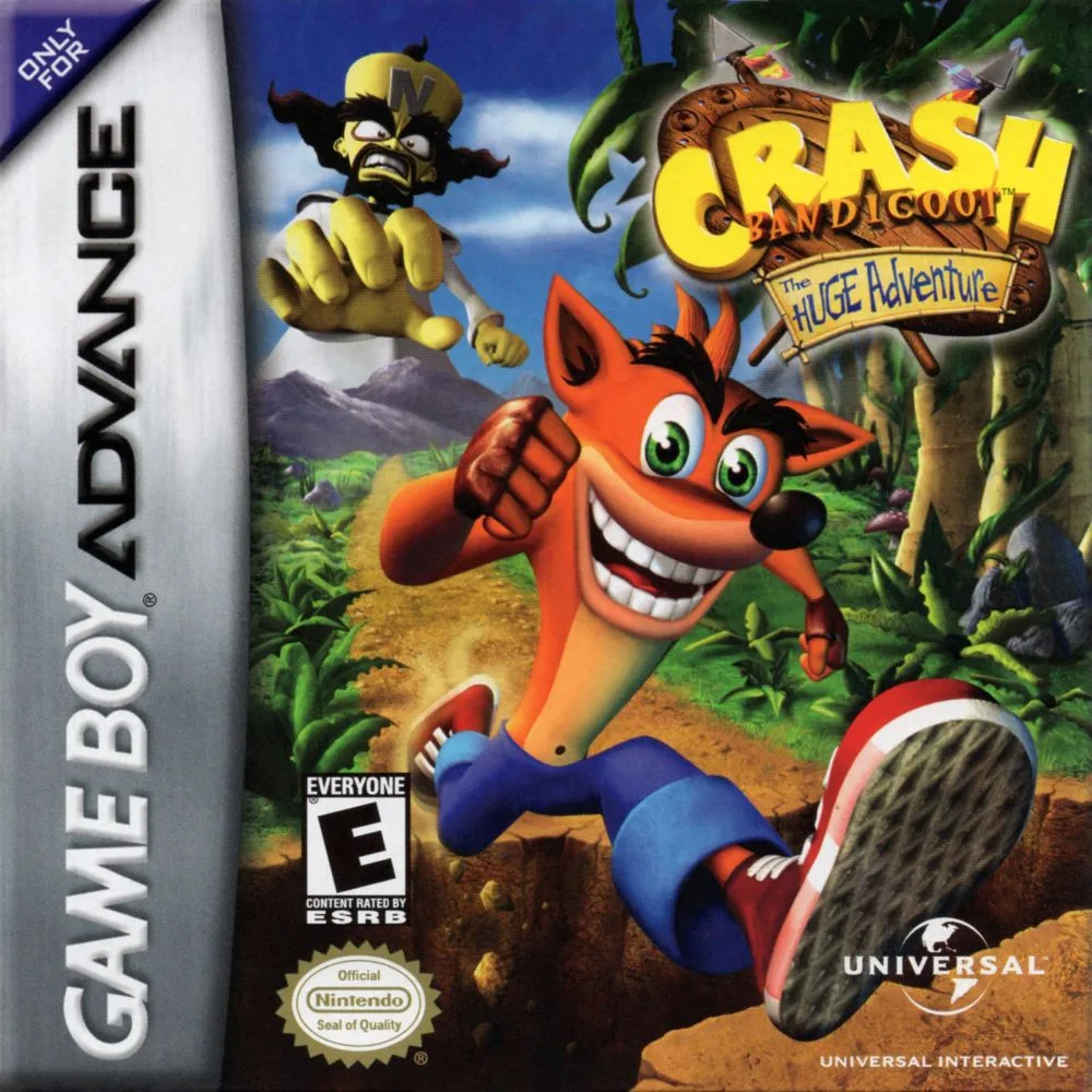 The 30 Best GBA Platformer Games 17 Crash Bandicoot: The Huge Adventure (GBA, 2002)