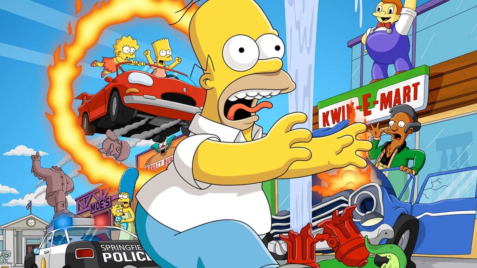 The 25 Best Abandonware PC Racing Games 15 wp12906345 the simpsons hit run wallpapers e1747853861959
