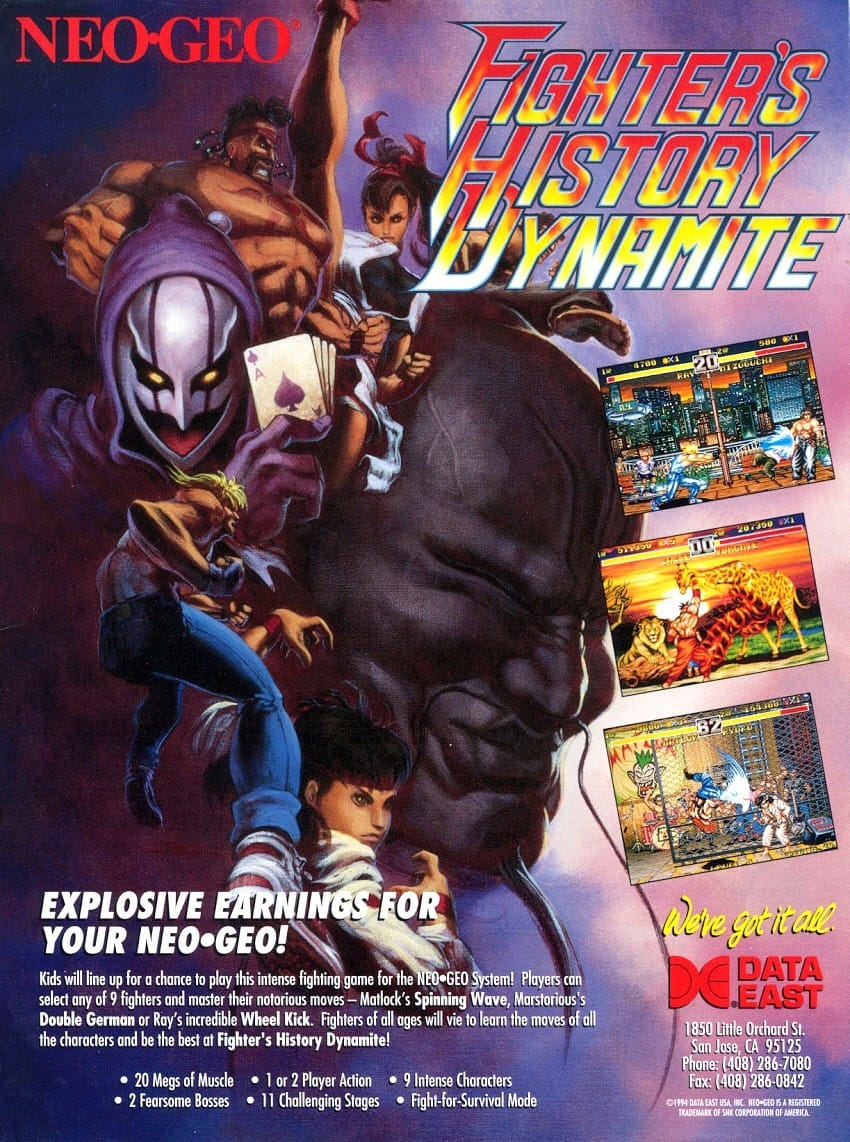 Fighter’s History: Was It Just A Street Fighter 2 Clone? 5 5328 fighters history dynamite neo geo capa 1
