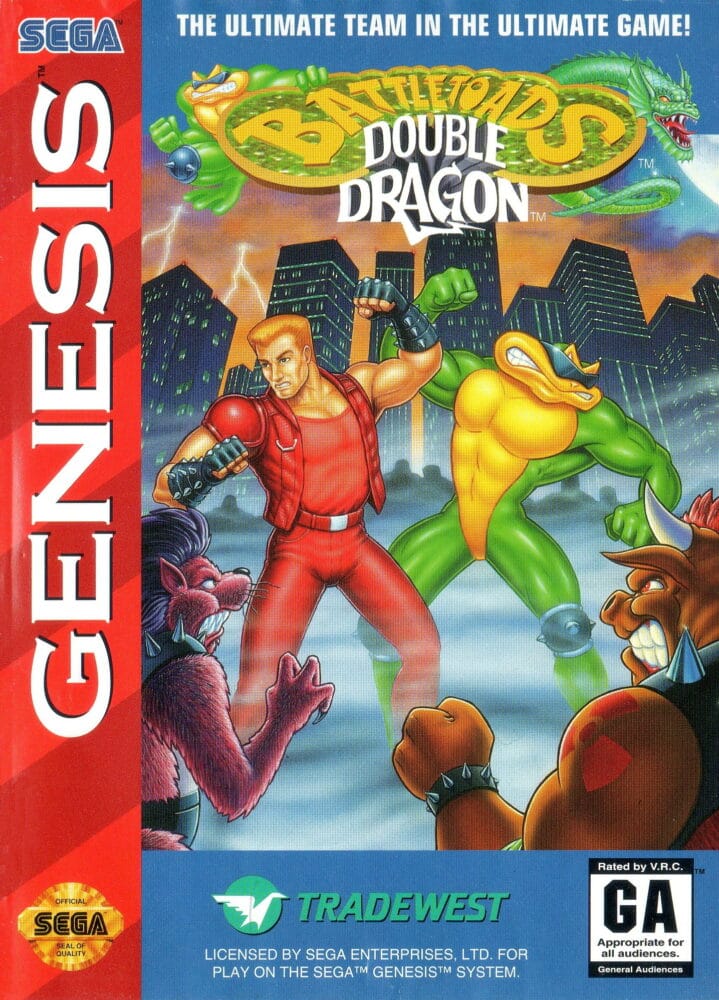 The 20 Best Sega Genesis Beat ‘Em Up Games 11 BattletoadsDoubleDragon e1749143884629