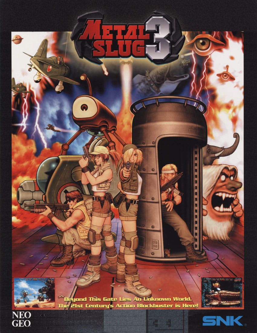 History of SNK: From Humble Beginnings to Arcade Legend 13 Metal Slug 3 2000