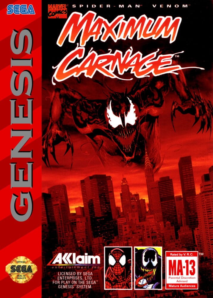 The 20 Best Sega Genesis Beat ‘Em Up Games 6 Spider ManVenomMaximum Carnage e1749142461575
