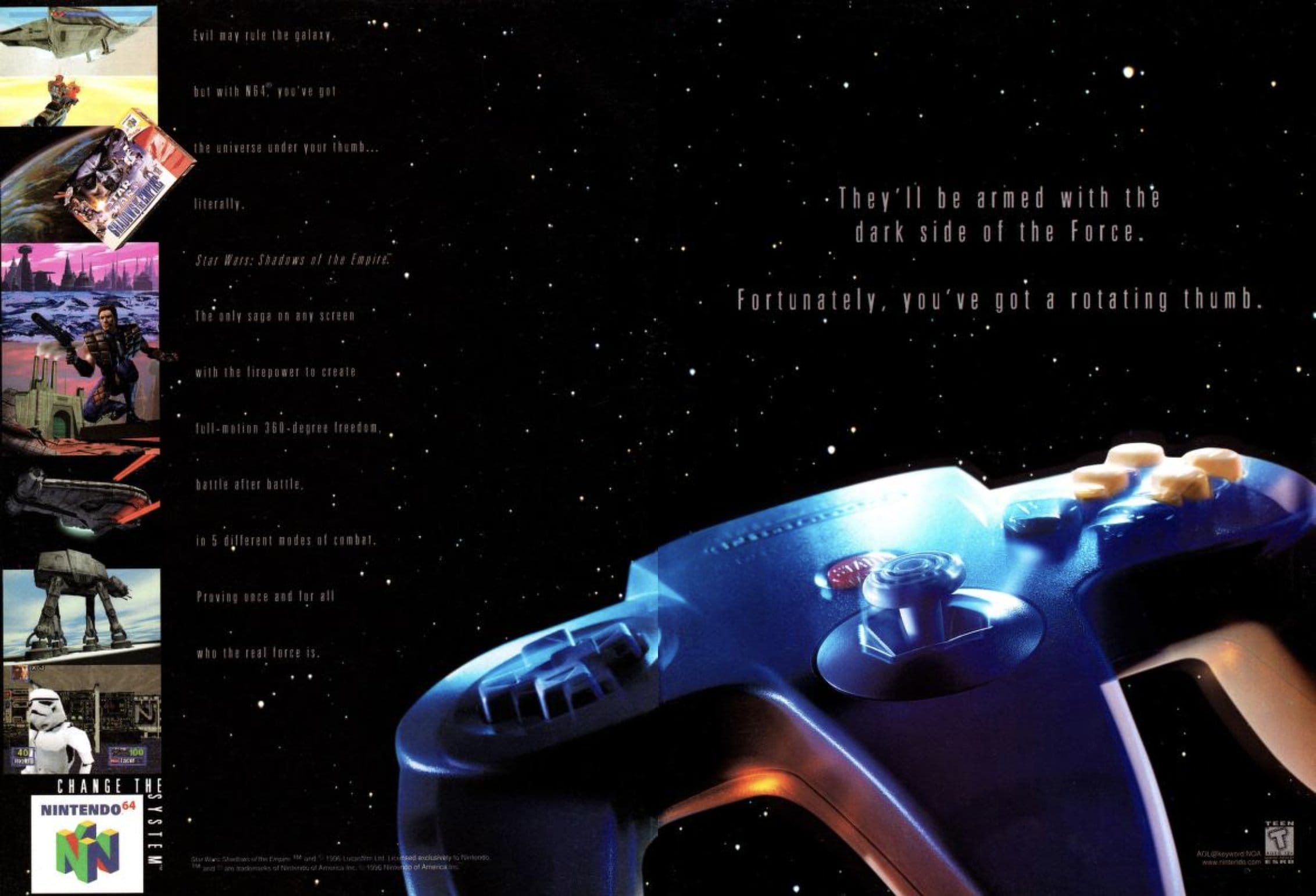 n64 star wars magazine ad
