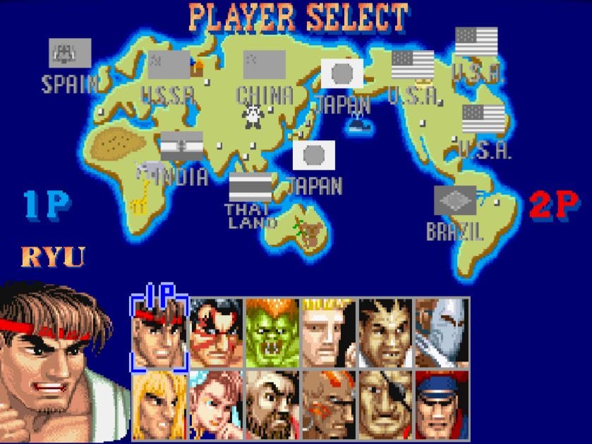 Fighter’s History: Was It Just A Street Fighter II Clone? 4 sf2championeditionplayerselect