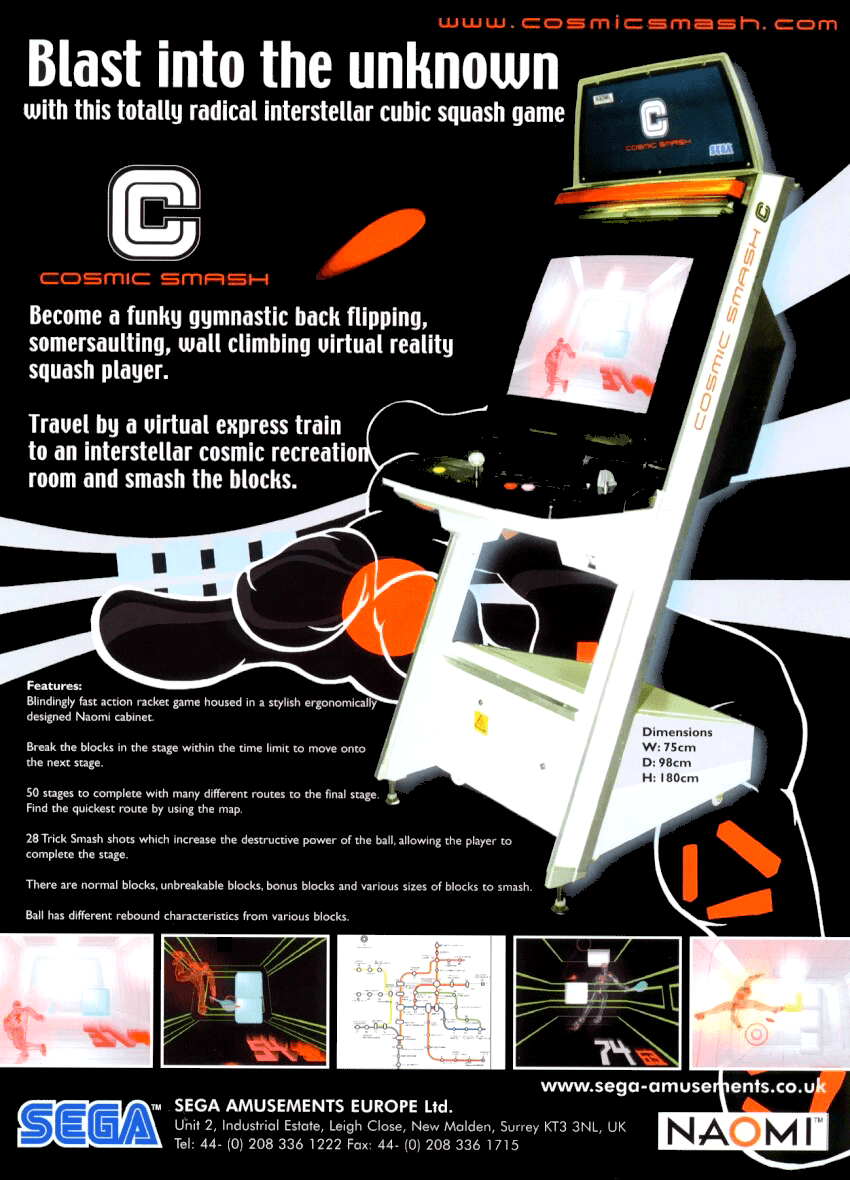 Arcade Icons: Sega NAOMI 14 CosmicSmash