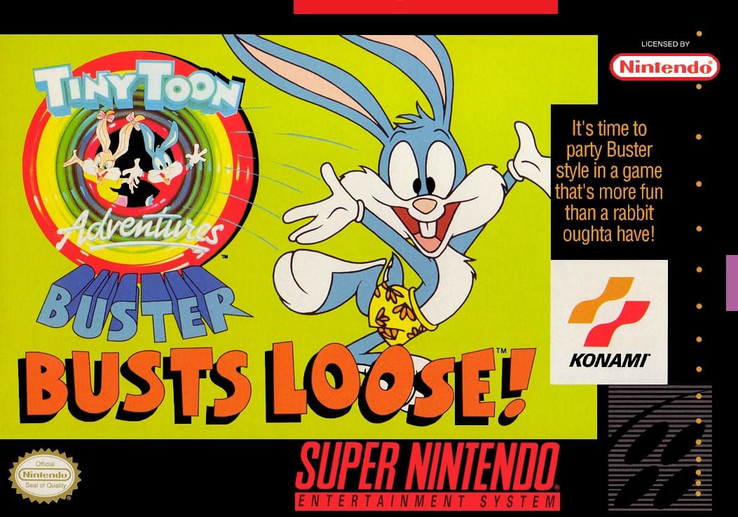 The 25 Best SNES Platformer Games 25 TinyToonAdventuresBusterBustsLoose