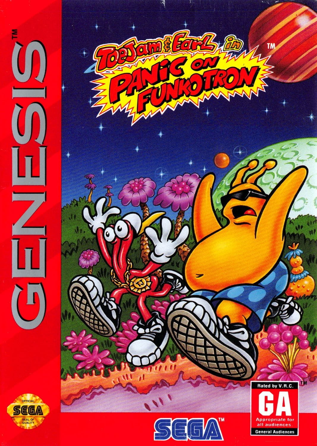 The 30 Best Sega Genesis Platformers 29 Toejam Earl in Panic on Funkotron