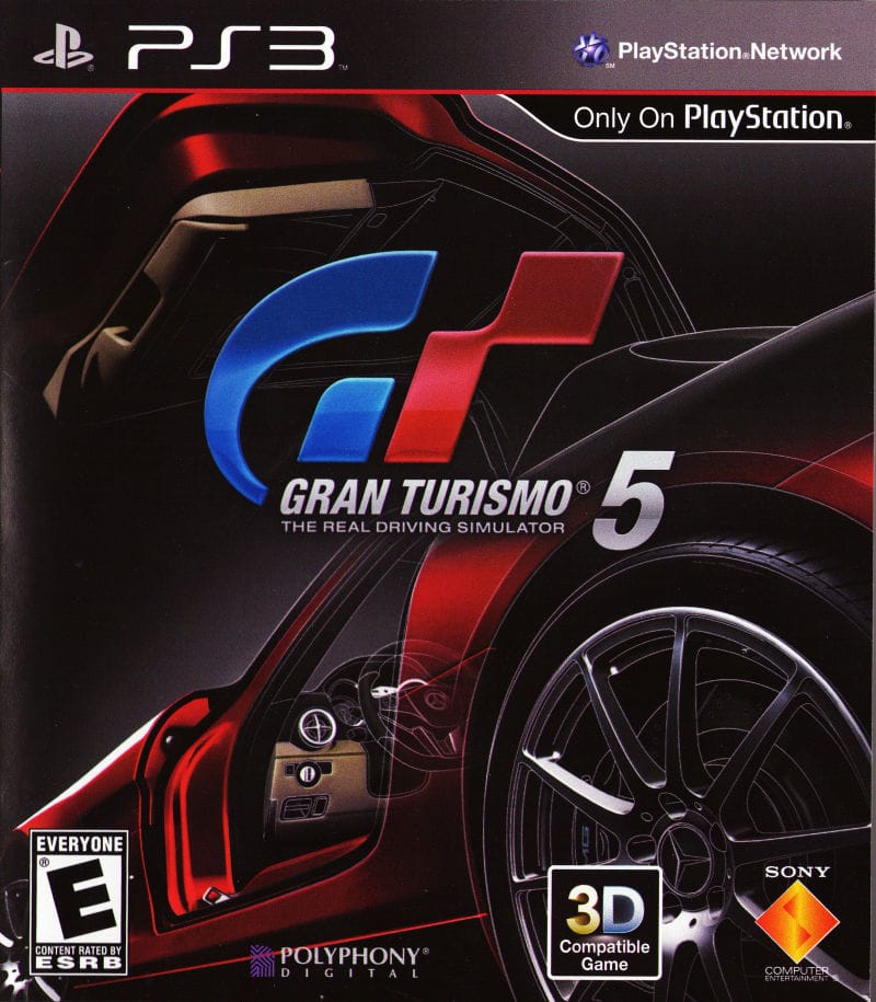 The 40 Best PS3 Racing Games 2 gt5 box art