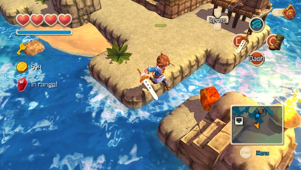 Oceanhorn: Monster of Uncharted Seas (2017, PS Vita)