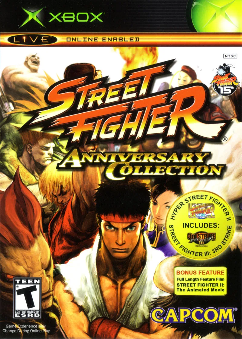 Street Fighter Anniversary Collection (Xbox, 2004)