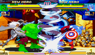 Marvel vs. Capcom Review (Arcade) - Graphics