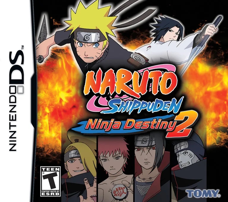 Naruto Shippuden: Ninja Destiny 2 (Nintendo DS, 2009)
