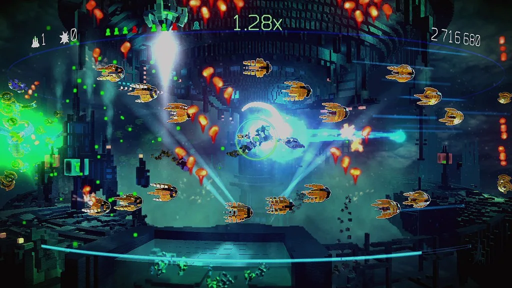The 40 Best PS Vita Hidden Gems 8 Resogun (PS Vita, 2014)