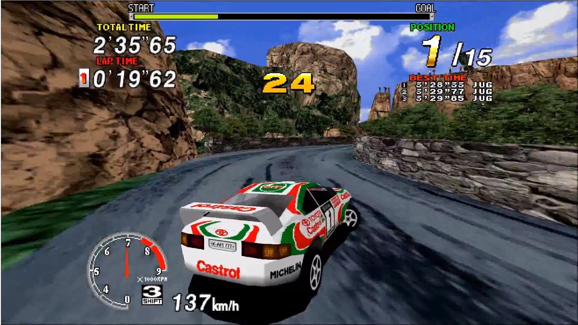 The 30 Best SEGA Games of All Time 7 Sega Rally Championship (Arcade, SEGA Saturn, 1994-1995)