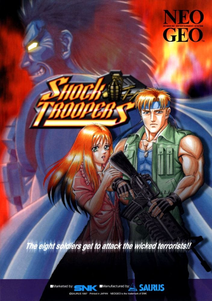 The 40 Best Neo Geo Games of All Time 18 Shock Troopers (Saurus, 1997)