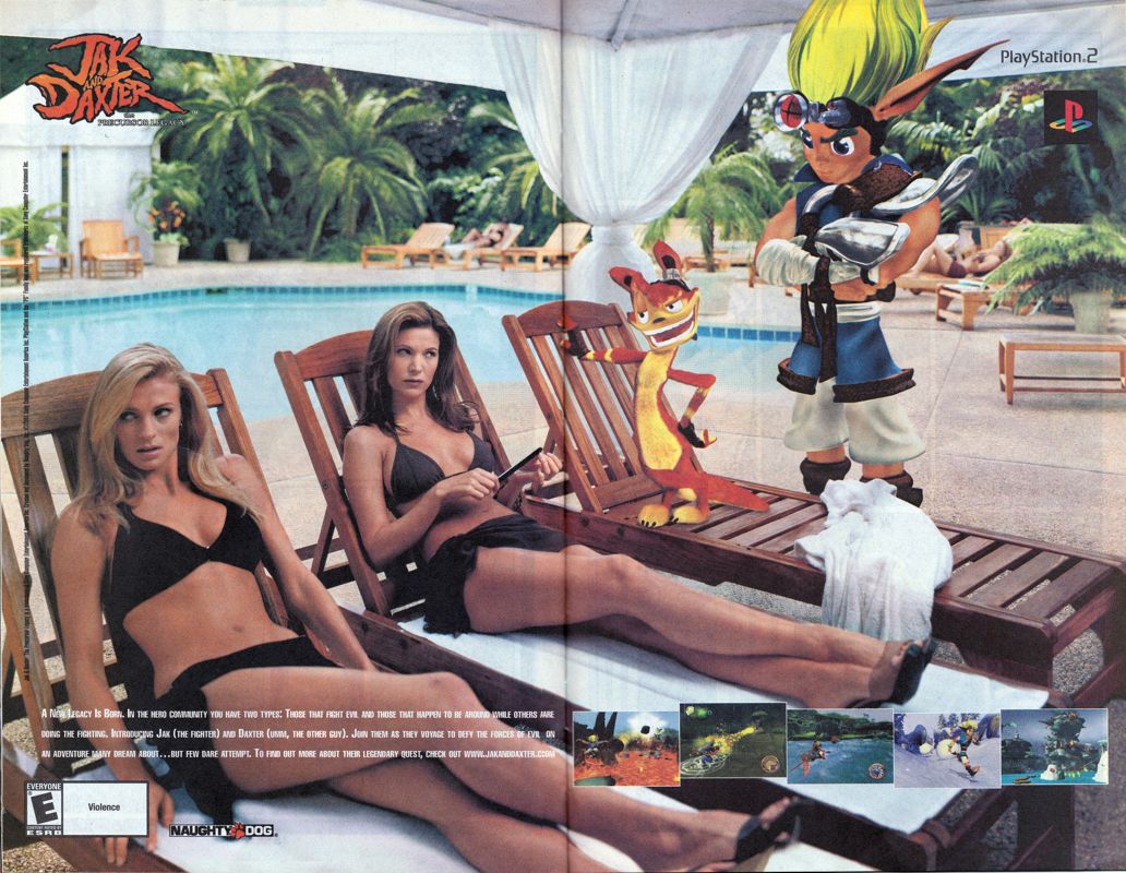 Jak and Daxter: The Precursor Legacy Magazine Advertisement