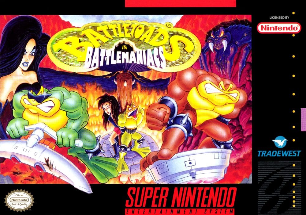 The 25 Best SNES Beat ‘Em Up Games 11 Battletoads in Battlemaniacs (Rare, 1993)