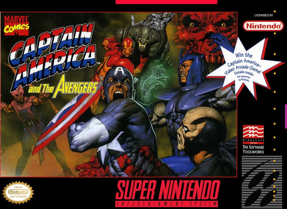 The 25 Best SNES Beat ‘Em Up Games 20 Captain America and the Avengers (Data East, 1991)