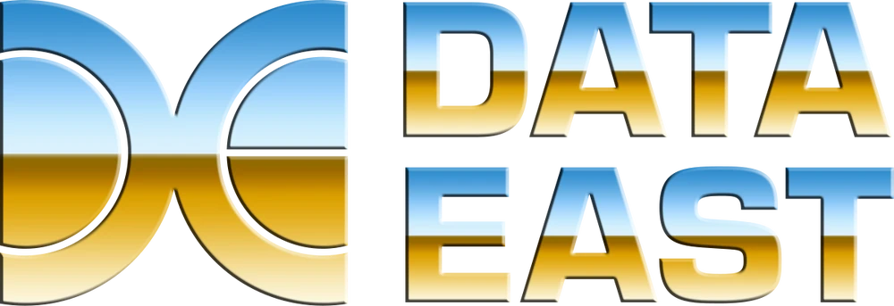 Data East Logo—Data East: The Rise and Fall of an Arcade Pioneer