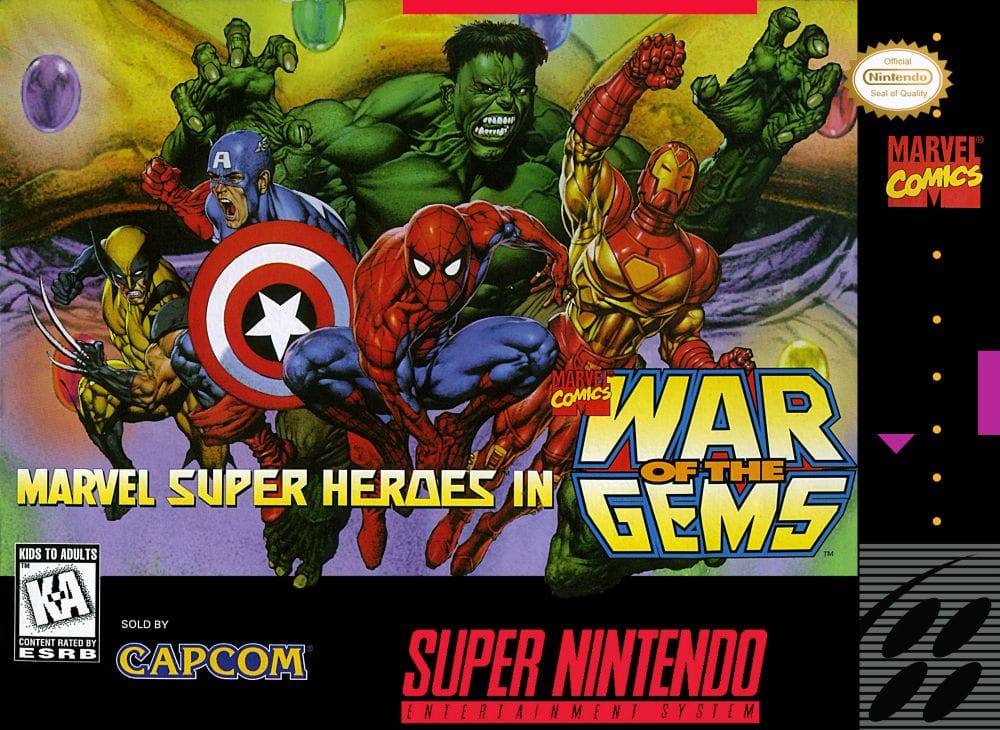 The 25 Best SNES Beat ‘Em Up Games 13 Marvel Super Heroes in War of the Gems (Capcom, 1996)
