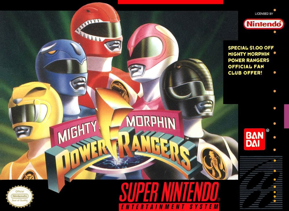 The 25 Best SNES Beat ‘Em Up Games 21 Mighty Morphin Power Rangers (Natsume, 1994)