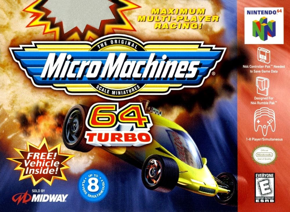 Micro Machines 64 Turbo (Codemasters, 1999)