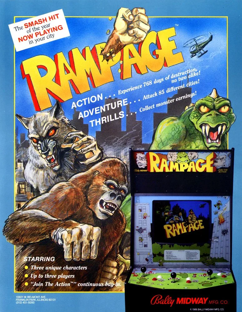 Midway Games: The Rise and Fall of an Arcade Kingpin 9 Rampage